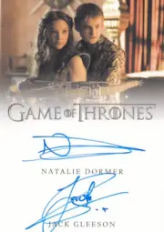 GAME OF THRONES Legends Of The Realm Dual Autograph Dormer and Gleeson