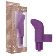 Exposed - Sherry Vibe - Plum Purple Finger Stimulator