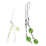Phone Charm Phone Chain Four Leaf Grass Phone Pendant Suitable for Key Card