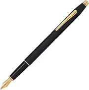 Cross Classic Century Refillable Fountain Pen, Medium Nib, Includes Luxury Gift Box - Classic Black