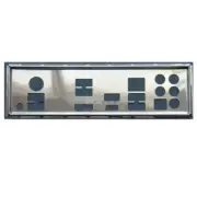 For MSI MPG X570 GAMING PLUS Shield I/O IO Rear Baffle Backplate Motherboard