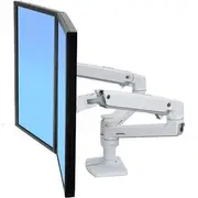 Ergotron LX Dual Side-by-Side Arm (white)