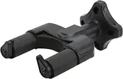 Guitar Wall Mount Holder Rack Hook Support Bass Instrument Space Saving ABS Metal Black