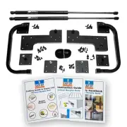 Full Size DIY Murphy Bed Hardware Kit – Vertical Wall Bed for Space-Saving - ...