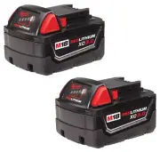 Milwaukee® M18™ 48-11-1822 Rechargeable Cordless Battery Pack, 3 Ah GENUINE