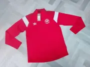 UMBRO BRENTFORD FC RED 1/4 ZIP TRAINING TOP SHIRT MEN'S BNWT SIZE M MEDIUM