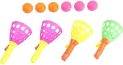ERINGOGO Throw Catch Ball Set Balls Baskets Boys and Girls Outdoor Play Flyball Game Party Fun Random