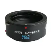 KIPON 0.7x Optics Adapter Focal Reducer Put Contax/Yashica Lens on Sony E Camera