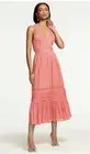 RAMY BROOK Lulu Dress Size 10 Punch (Pink) Crossback Super soft Cotton MSRP $425