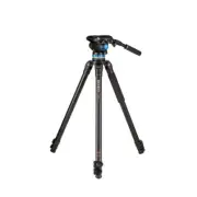 Benro A373F Aluminum Single-Tube Tripod with S6Pro Fluid Video Head #A373FBS6PRO