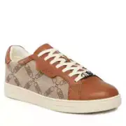 MICHAEL KORS MEN'S Sneakers Keating Lace Up 42S3KEFS1Y Marron SIZE US 9