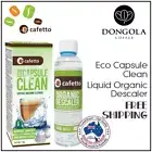 LAVAZZA ECO CAPSULE CLEAN Coffee Machine Cleaner + DESCALER Eco Organic CAFETTO