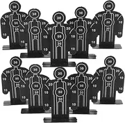Toyvian 10pcs Target Outdoor for Outdoor for Reusable Board Funny Party Interactive Supplies Standing Board Funny Board Plastic
