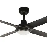 Ventair Spyda 50" 4 Blade Ceiling Fan with LED Tri Colour Light