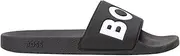 [BOSS] Men's Aryeh Slide Sandals, Dark