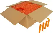 (300) Pre-Roll Tubes - Orange 109mm King Size Herbs Storage Meds Spices PRT109TO