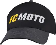FC-Moto FCM-Style Cap, black-grey, Size L XL for Men Black Grey