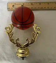 One Basketball cake or trophy topper about 5"