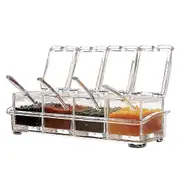 Seasoning Box Transparent Seasoning Storage Container Condiment Jars