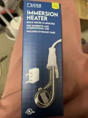 Lewis N. Portable Immersion Water Heater + Electric Kettle Alternative for