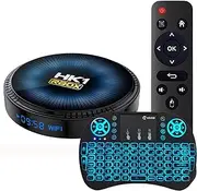 Android 11.0 TV Box, 2022 Upgraded HK1 RBOX Smart Android Box Amlogic S905W2 64-Bit Quad Core Cortex-A35 CPU, Support 4K UHD 2.4G/5G Dual WiFi BT4.1Set Top Box,2gb+16gb