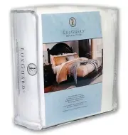 LuxGuard Microfiber Zippered Mattress Encasement Dust Mite Allergen - Twin 12"