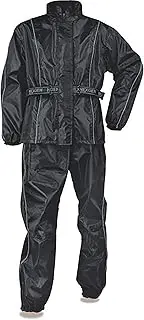 NexGen SH2215L Women's Lightweight Oxford Nylon Black Water Resistant Rain Suit