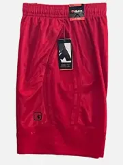 AND1 Basketball Shorts Medium Red 11" Inseam Core Hook Up