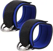 INOOMP 1 Pair Sports Strap Ankle Straps Sports Protective Gear Reels Exercise+Equipment Ankle Cuff Workout Leg Pulley Strap Elastic Rope Exercise Equipment Fitness Equipment Cables Blue