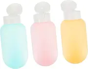 BIUDECO 3Pcs Portable Travel Bottles Leakproof Toiletries Containers for Outdoor Travel for Shampoo Lotion Wash