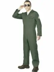 Smiffys Aviator Costume,Green,Medium38- 40