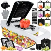 Vegetable Chopper 25 in 1 Multifunction Onion Chopper Dicer, Spiralizer for V...