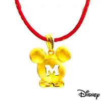 在飛比找PChome24h購物優惠-Disney迪士尼系列金飾 黃金墜子-紳士米奇款 送項鍊