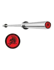 [Cortex] Spartan100 Olympic Barbell with Lockjaw Collars 7ft 20kg in Silver