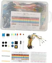 GLEAVI Electronic Components Set Breadboard Kit Resistor Kit for Test Circuit Board Experiments