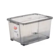 Ezy Storage 52L Grey Classic Storage Tub