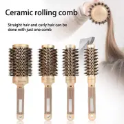 Professional Thermal Ceramic And Ionic Round Barrel Hair Brush with Boar Bristle