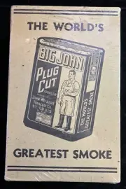 NOS Big John Tobacco Shipping Box To Stores