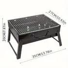 Portable Mini BBQ Grill for Outdoor Cooking, Perfect for Camping and Picnics"