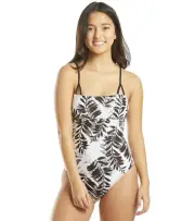 NWT Splendid Adrift Leaf Print One Piece Swimsuit Size Small MSRP $120 NEW