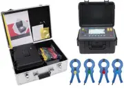 Power Quality Meter 3 Phase Power Quality Analyzer with Current Clamp 1.0A~1000A