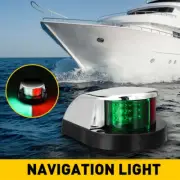 Waterproof Boat Navigation Light Bow LED Marine Front Pontoon Lamp Green Red 12V