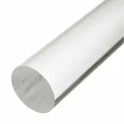 Clear Acrylic Rod Perspex Round Circular Bar 12" Long 2mm to 50mm Diameter PMMA