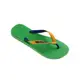 Havaianas Brasil Mix 哈瓦仕 中性 綠黃 夾腳拖 雙色 國旗 拖鞋 4123206-1985U