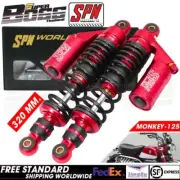 SPN PLUS COLOR ADJUST Black/Red 320mm. For HONDA SUPER CUB 125, MONKEY125
