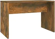 vidaXL Dressing Stool - Quality Engineered Wood in Smoked Oak Finish - Ideal for Bedroom, Living Room, and Cloakroom - Modern Design - Easy Assemble