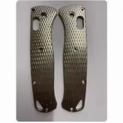 New Custom Madetitanium Alloy Handle Scales For Benchmade Bugout 535 Knives Tool