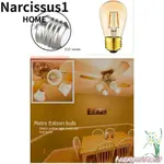 NARCISSUS 水晶燈泡,1W 2W 27 ST45 LED 燈泡,熱蠟燭暖白白熾蠟燭燈泡 2700K 白光