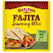 PACK OF 12 Old El Paso Fajita Spice Mix Original Smoky BBQ 35g