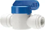 John Guest PP Shut Off Valve Connection 6 mm (One Supplied)